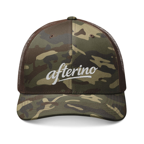 Afterino Camouflage Trucker Hat (Embroidery)