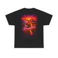 Barcelona Neon Sunset T-Shirt — Retro Cityscape Tee
