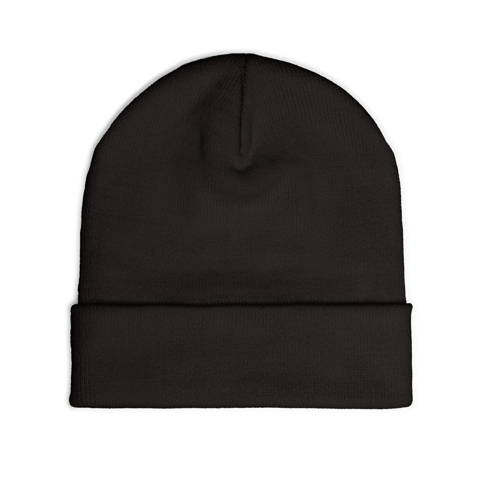 Afterino Knit Beanie (Embroidery) Black
