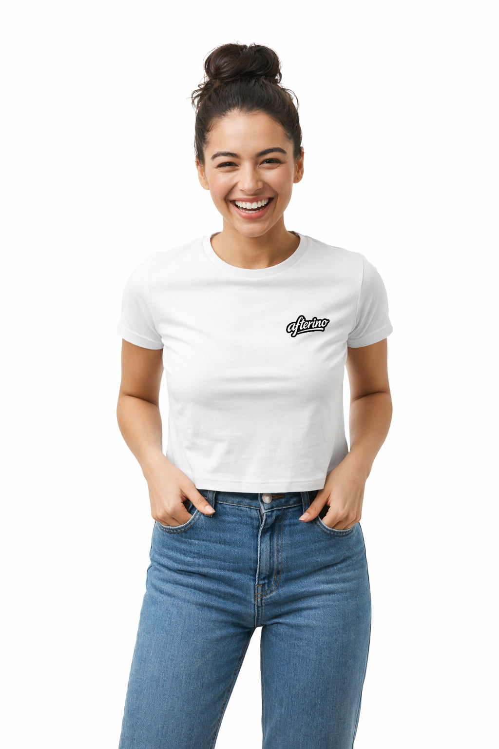 Lips Don't Lie Crop Top with Cherry Lips