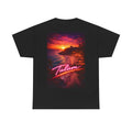 Tulum Neon Sunset T-Shirt — Retro Cityscape Tee