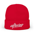 Afterino Knit Beanie (Embroidery) Black